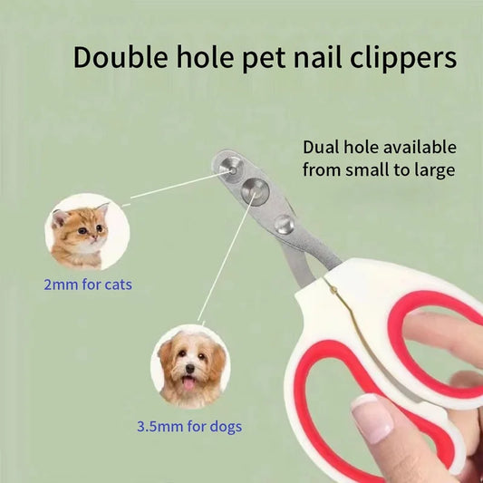 Cortaúñas profesional para gatos pequeños, de acero inoxidable, para cachorros y perros.