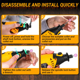 DEKO Kit de herramientas rotativas de 220v, herramientas rotativas manuales eléctricas Mini para madera/Metal, máquina perforadora amoladora eléctrica