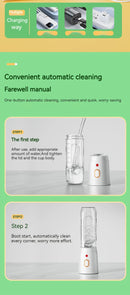 New Portable Automatic Juice Press Fruit Juice Blender USB Rechargeable Wireles Mini Juice Press Kitchen Tools Baby Food Blender