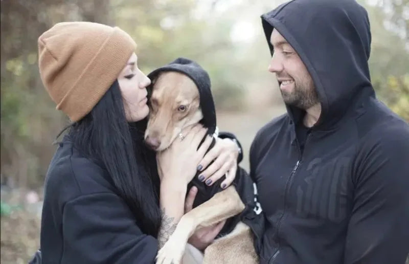 Ropa cálida para perros de otoño e invierno, sudaderas con capucha para perros Adidog, abrigo cálido para mascotas, chaqueta para perros medianos y grandes, suéter, ropa para cachorros de bulldog francés