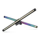 Lâmpada de mesa led rgb regulável, computador de escritório, lâmpadas de mesa para estudo, tela de leitura, monitor, barra de luz suspensa