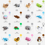 10/50pcs 3D Printed Simulation Toys Mini Animal Model Home Ornament  Cartoon Figure Birthday Gift Sets Decompression Kid Toy