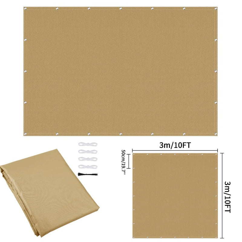 Waterproof Privacy Fence Screen Fence Covering Privacy with Grommets UV Protection Fencing Shade Cover for Outdoor Yard Backyard