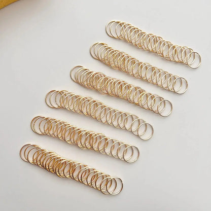 Anel de cabelo de salto aberto de metal 50 peças, dreadlocks contas trança de cabelo anéis clipes dread locks trança de cabelo punhos decoração/acessórios