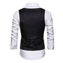 New Arrival Dress Vests For Men Slim Fit Mens Suit Vest Male Waistcoat  Casual Sleeveless Formal Business Jacket S-3XL