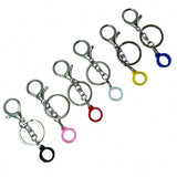 Portable lip gloss electronic pen pendant lip gloss keychain 13mm silicone ring