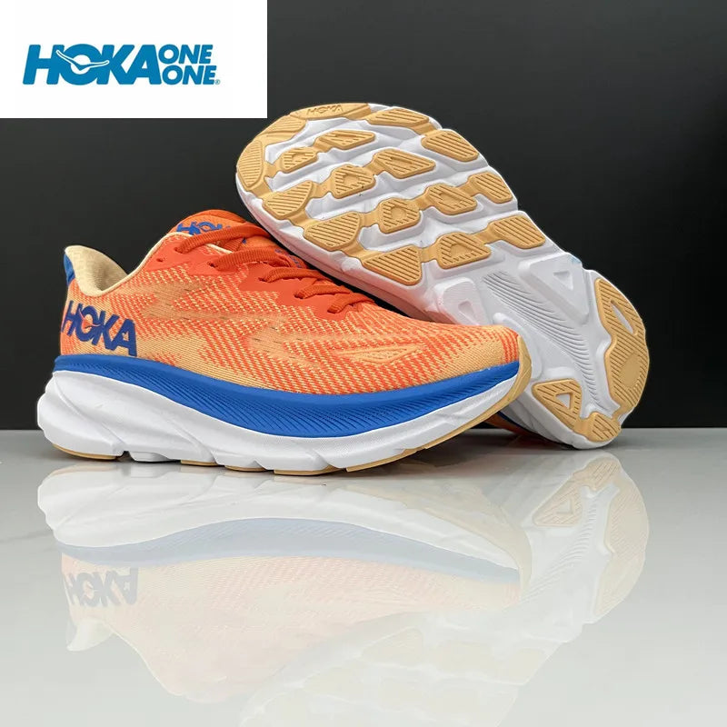 Original Hoka Clifton 9 Running Shoes Mens Women's Lightweight Cushioning Marathon Breathable Highway Trainer Sneakers