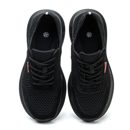 Breathable Men Work Shoes Summer Safety Shoes Lightweight Protective Sneakers Safety Steel Toe Shoes Men Puncture-Proof boots
