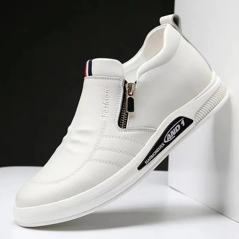 Casual Leather Shoes Men Loafers Trend Brand Business Shoes Autumn Slip-on Flat Men's Sneakers Comfortable Moccasins Zapatos Hombre