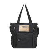Student Makeup Tote Bag Korean Version Color Blocked Crossbody Bag Women's Fashionable Nylon Single Shoulder Handbag