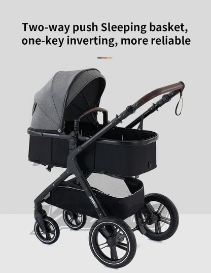 Baby stroller 3 in1,four wheel stroller,2 in 1 baby car,Lightweight strollers,Mutifunction Strollers,baby carriage,Poussette
