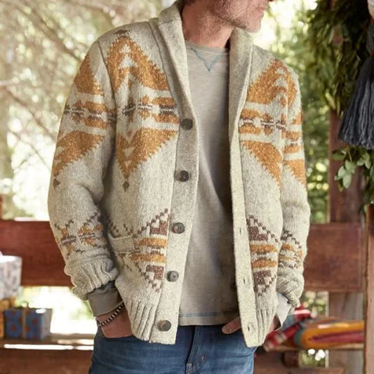 Suéteres tipo cárdigan gruesos y cálidos para hombre, suéter de punto de gran tamaño con dibujos animados de Harajuku, ropa de calle para hombre, tops para hombre 2024