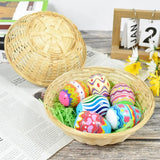 Vegetable Food Storage Basket Bread Fruit Desktop Decoration Kitchen Storage Tray Supplies Round Dustpan Decorative Egg Basket