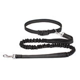 Correa de perro manos libres para pasear, correr y trotar, ajustable, cinturón de cintura, correa de pecho, cuerda de tracción, accesorios para perros