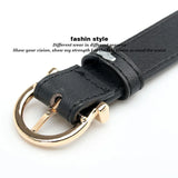 Women's Belt Fashion Pin Buckle Thin Belt Genuine Luxury Soft Belt Women With Cargo Pants Jeans Windproof Belt PU Leather Belt