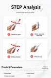 Household High Pressure Oral Irrigator Portable Teeth Clean Water Dental Floss Manual High Pressure Water Toothpick