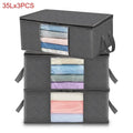 Storage Bag Foldable Large Capacity Clothes  Blanket Storage Bags Storage Containers for Organizing Bedroom Closet Clothing