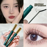 Ultra-Fine Curling Mascara Thick Lengthening Long-Lasting Waterproof Eyelash Mascara  Non-Smudge Eyelash Makeup For Natural Look