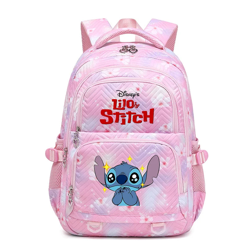 Mochila impermeable Disney Lilo Stitch para mujer, bolso de viaje para mujer, mochila escolar para adolescentes, mochila para libros