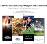 Loogdeel 1 Pair Soccer Socks Stripe Knee High Softball Baseball Team Sports Socks Breathable Football Socks for Kids Adults