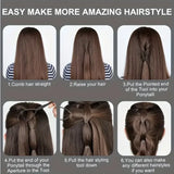 6 pçs/set conjunto escova de cabelo cabeleireiro spray garrafa trança laço rato cauda pente provocando cabelo brsuh borda controle escova de cabelo