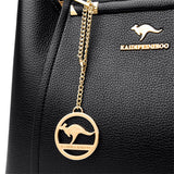 2024 Luxury Women Designer 3 Layers Shoulder Crossbody Bag Ladies Large Capacity Leather Handbags Shopper Brand Messenger Totes