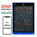 LCD Writing Tablet for Kids, Graffiti Sketchpad Toys, Handwriting Blackboard, Magic Drawing Board, Gift, 10", 12" 