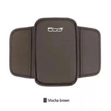 For Fiat 500 500C 500S 500X Abarth Car Accessories Center Console Arm Rest Protector Leather Car Armrest Box Pad Storage Pocket
