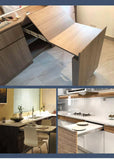Folding Dining Table Slides Cabinets Aluminum Slide Rails Kitchen Telescopic Flat Push Hidden Table Hardware Accessories