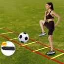 Agility Ladder Nylon Straps Soccer Football Speed ​​Training Ladder Equipment Sports Fitness Running Warm-Up Training Ladder Tool