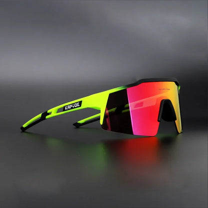 Polarized Cycling Glasses 4 Lens 2025 Men Women Sport Fishing Running Sunglasses Road Mountain Bike Goggles MTB Bicycle Eyewear