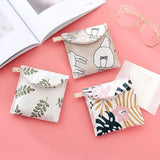Women Cosmetic Organizer Sanitary Napkin Storage Bag Girls Ladies Cute Coin Card Makeup Storage Pouch Small Cosmetic Bags