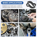 2Pcs Car Angle Type Half Axle Disassembly Tool Drive Pry bar Adapter Bar Fits1/2 Ratchet for Disassembling Axles Repair Tool