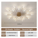 Modern LED Ceiling Lamp Living Room Dining Bedroom Ceiling Chandelier Lights Nordic Fireworks Design Home Decor Indoor Lighting