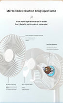 Xiaomi Youpin Fan Small White Desktop Timer Mute With Four-speed Adjustable Portable Fan Recharging Models Detachable Desk fan