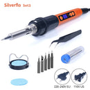 100W Digital Electric Soldering Iron Kit Set Temperature Adjustable 928D Welding Tool Ceramic Heater Soldering Tips Rework