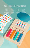 Montessori Wooden Color Shape Matching Cognition Learning Game Board Early Stimulate Children Brain Logic Thinking Develop Toys