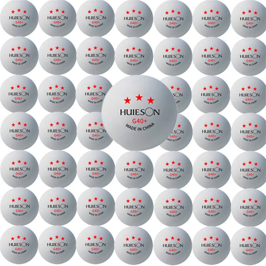 Huieson 50/100 PCS High Quality Ping Pong Balls International Standard Table Tennis Balls  For Competition And Training