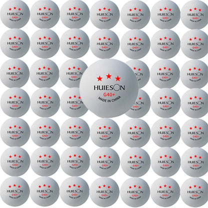 Huieson 50/100 PCS High Quality Ping Pong Balls International Standard Table Tennis Balls  For Competition And Training