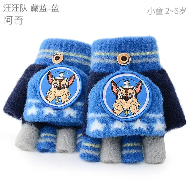 Genuine Paw Patrol Outdoor Gloves for Kids,Winter Glove for Children,Chase,Marshall,Skye,Everest,Rubbish,Zuma,Rocky,Gift for Girl and Boy,2-10t