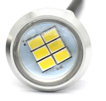1pcs Eagle Eye LED Car Light Bright Daytime Running Lights DRL For Motorcycle Auto Parking signal Lapms 12v 24v Alloy Shell