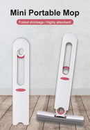Powerful Squeeze Mini Mop Folding Home Cleaning Mops With Sponge Self-squeezing Floor Washing Mops Desk Window Car Clean Tools