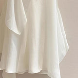 Fashion Beautiful White Bow Sleeveless Top for Women 2026 Summer New All-match Shirt Y2k Tanks Loose Blusas Mujer Blouse