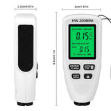 0-2000um High-precision Car Paint Thickness Tester Manual Paint Tools Paint Film Thickness Gauge for Fe/nfe or only Coating Film