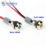 IP67 6mm Metal LED Warning Signal Light FXB6F-LED Small Power Indicator Lamp Waterproof 12V 24V 220V Red Green Yellow White Blue