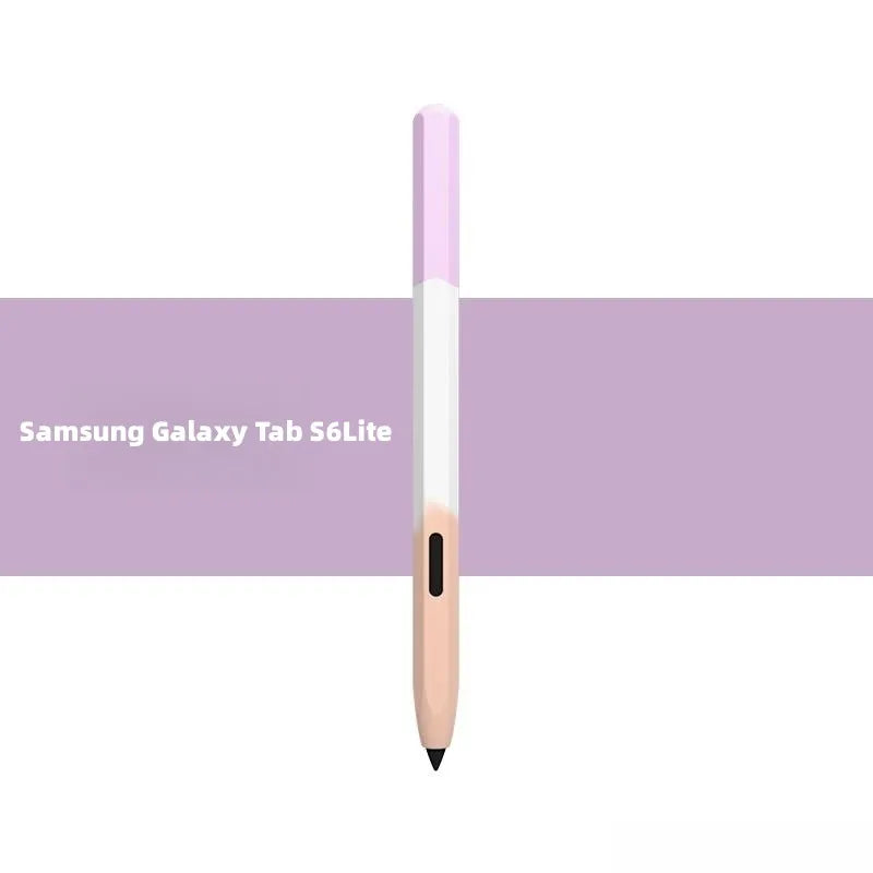 Pen Case for Samsung Galaxy Tab S10 Ultra S9 S8 S7 FE S6 Lite Tablet Stylus Protective Cover Soft Silicone Shockproof Non-slip