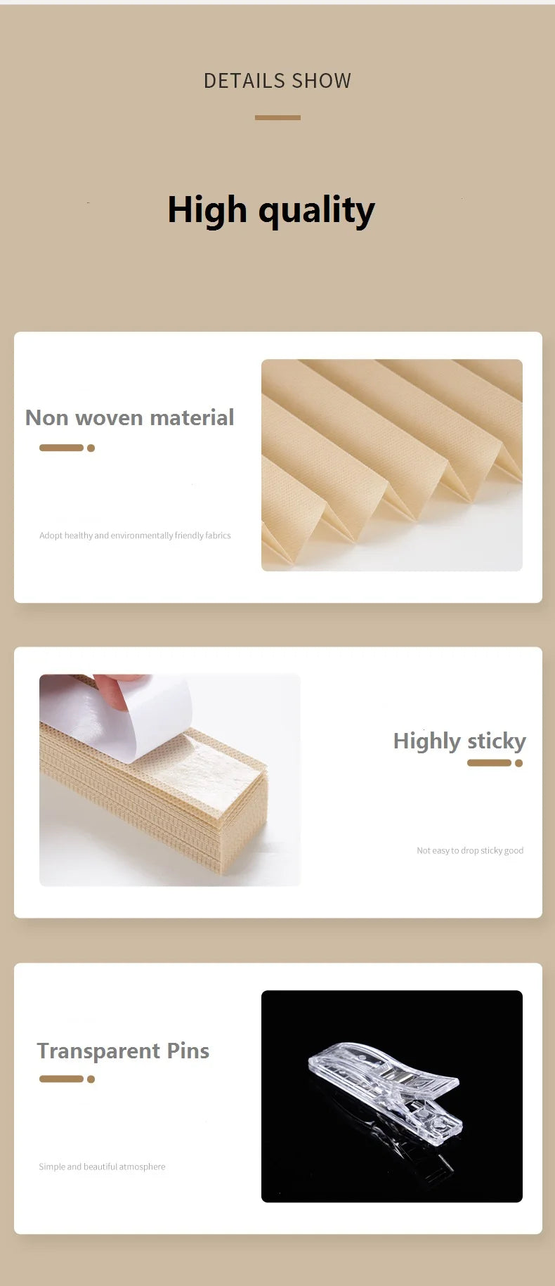 Blind for Window Self Adhesive Pleated Blinds Cordless No Drill Fabric Blinds Room Darkening Shades Blackout Shades for Bathroom