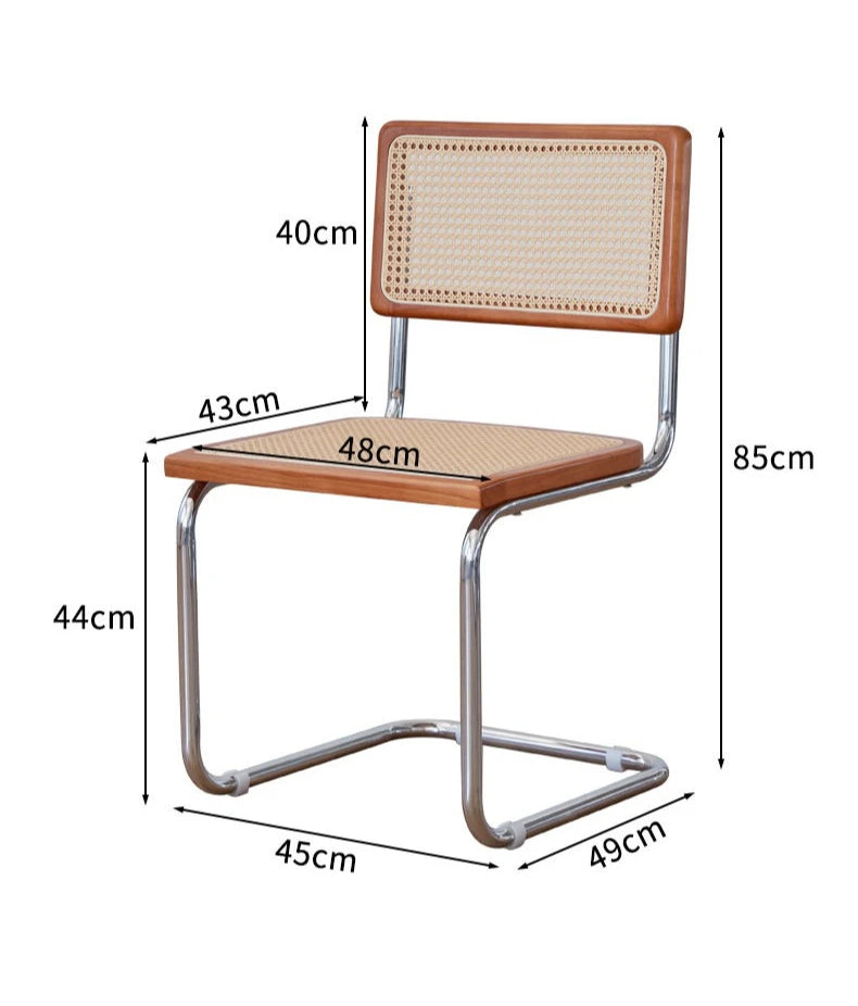 Mid-Century Modern Dining Chairs with Metal Frame, Multiple Styles Leisure chair for Kitchen, Living Room, Office , Muebles