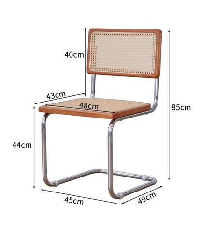 Mid-Century Modern Dining Chairs with Metal Frame, Multiple Styles Leisure chair for Kitchen, Living Room, Office , Muebles
