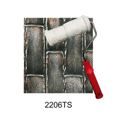 Decorative Paint Roller Patterned Painting Tool for Wall  Rubber Protection Stamp Polyurethane Textured Paint Pottery Wheel 2203